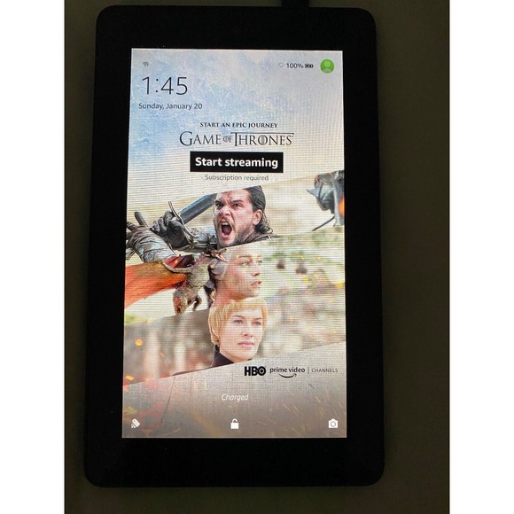 Amazon Kindle Fire 7 (5th Generation) RED Amazon Color 8GB, Wi-Fi, 7" As Is - Picture 5 of 5